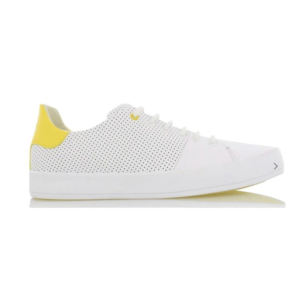 Creative Reaction Carda White Yellow Tennis Shoe Womens Size 10
